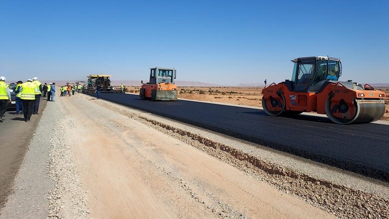 voie express tiznit dakhla: l'avancement global du projet atteint 72%